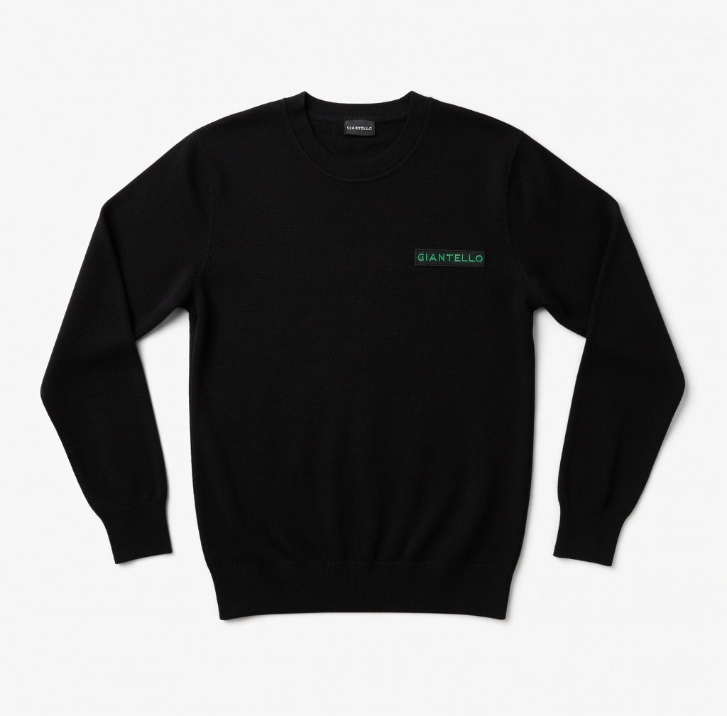 GIANTELLO SWEATER BLACK | GREEN