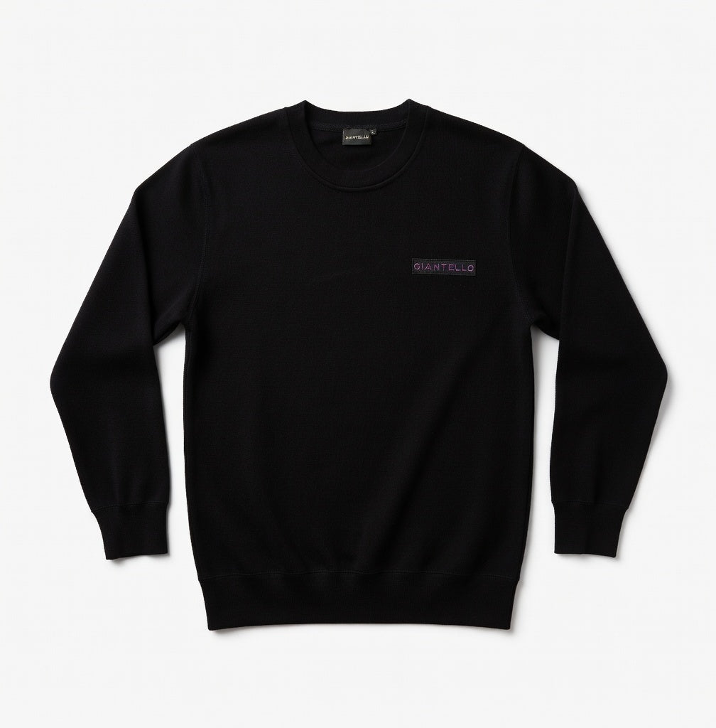 GIANTELLO SWEATER BLACK | PURPLE