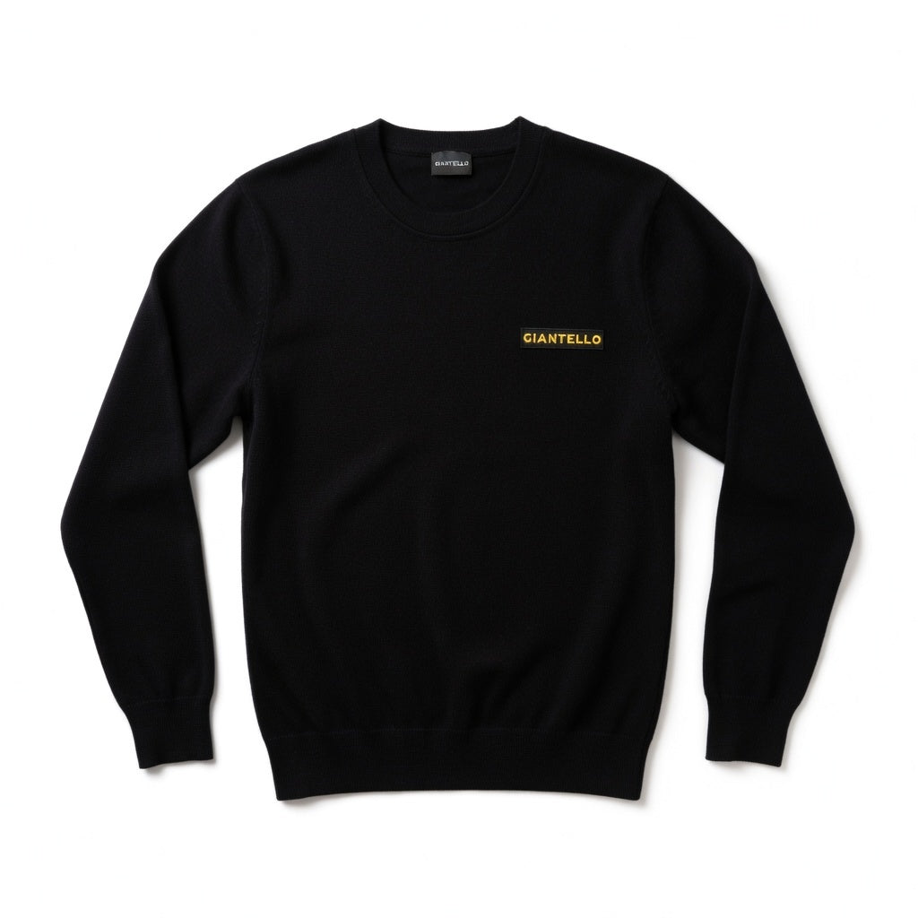 GIANTELLO SWEATER BLACK | YELLOW