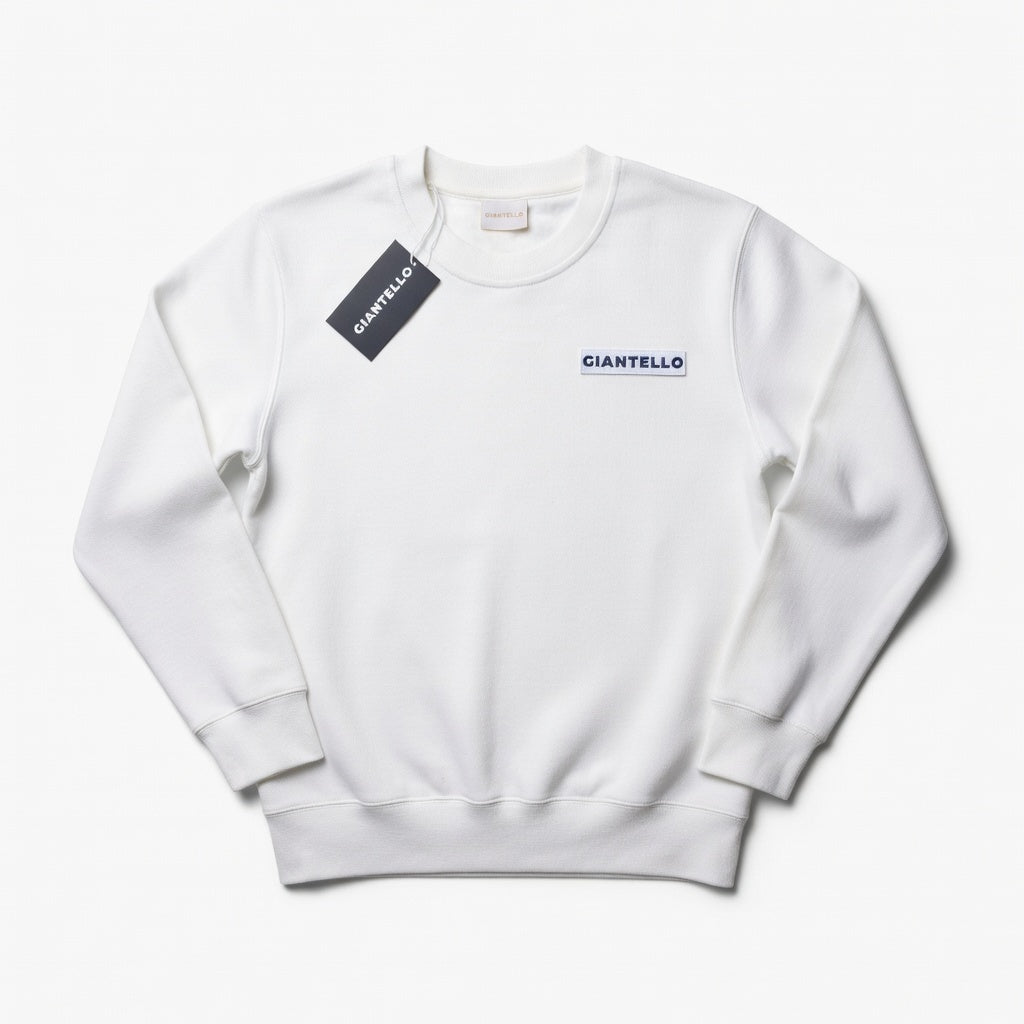 GIANTELLO SWEATER WHITE | NAVY