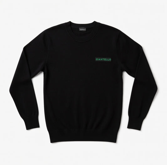 GIANTELLO SWEATER BLACK | GREEN