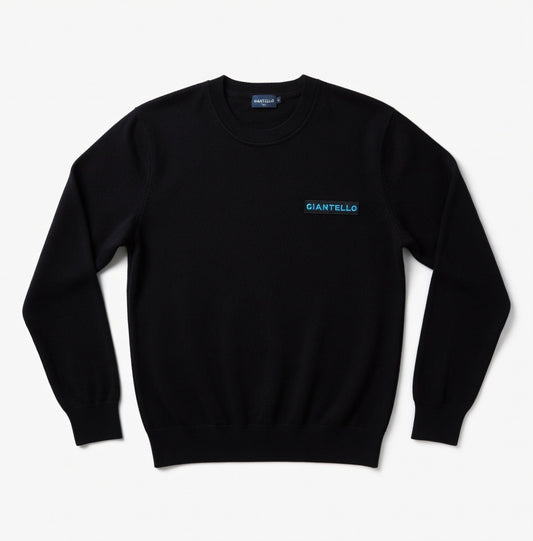 GIANTELLO SWEATER BLACK | LICHT BLUE