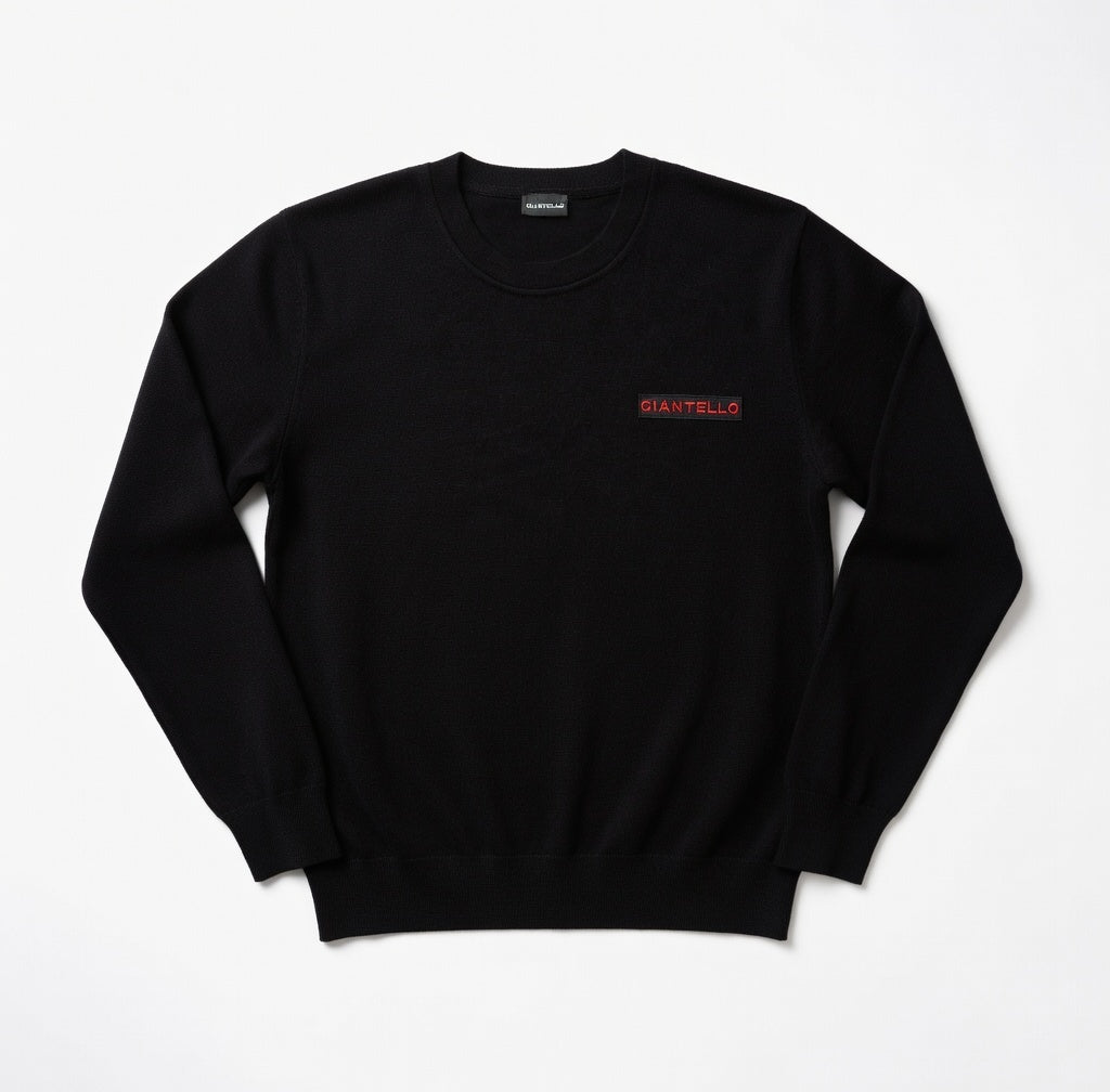 GIANTELLO SWEATER BLACK | RED