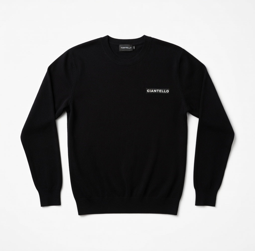 GIANTELLO SWEATER BLACK | WHITE