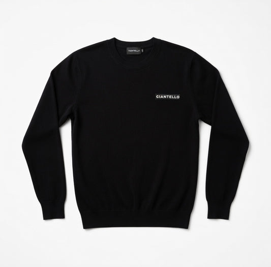 GIANTELLO SWEATER BLACK | WHITE