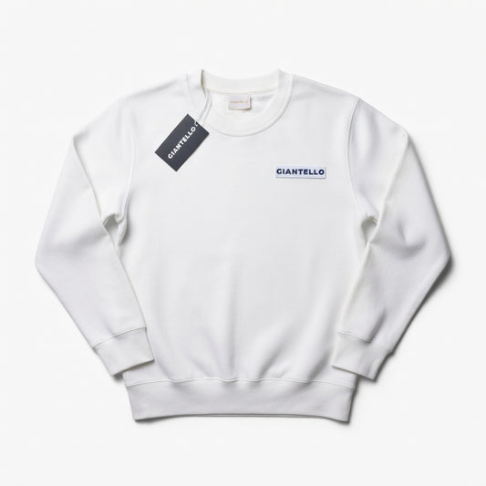 GIANTELLO SWEATER WHITE | NAVY