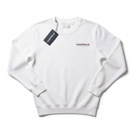 GIANTELLO SWEATER WHITE | RED